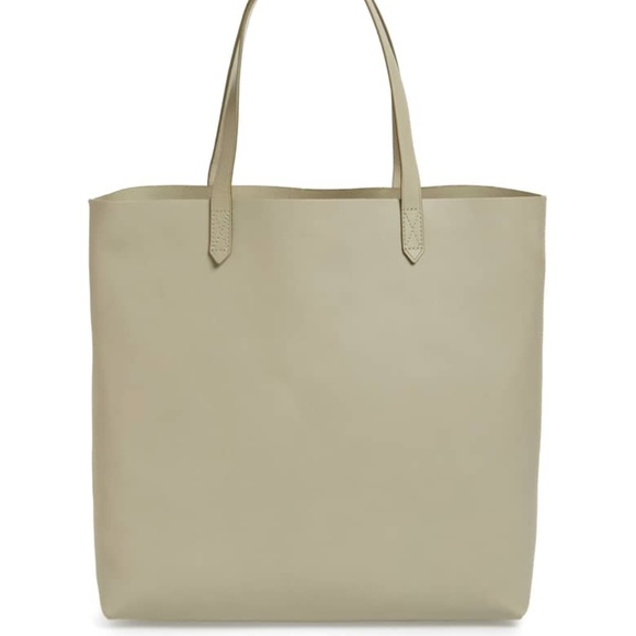 Madewell Transport Leather Tote - Washed Olive - Picture 2 of 8
